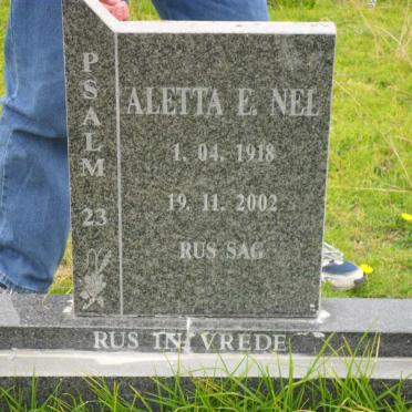 NEL Aletta E. 1918-2002