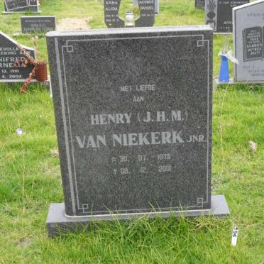 NIEKERK J.H.M., van 1975-2001
