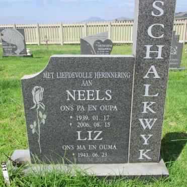 SCHALKWYK Neels 1939-2006 &amp; Liz 1943-2014