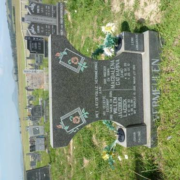 VERMEULEN Willem Jacobus Lacock 1933-1998 &amp; Magdalena Catharina 1929-2010