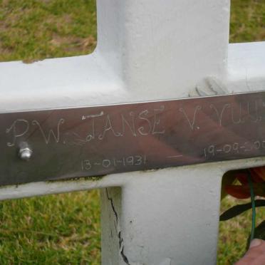 VUUREN P.W., Janse v. 1931-2006
