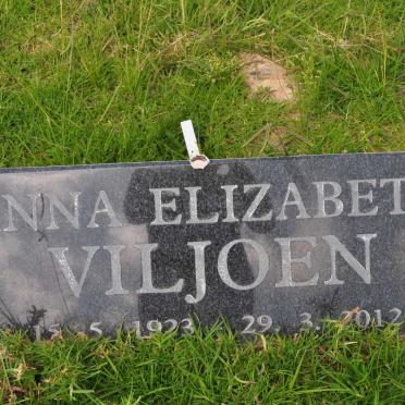 VILJOEN Anna Elizabeth 1923-2012