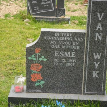 WYK Esmè, van 1935-2003
