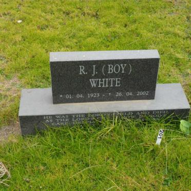 WHITE R.J. 1923-2002