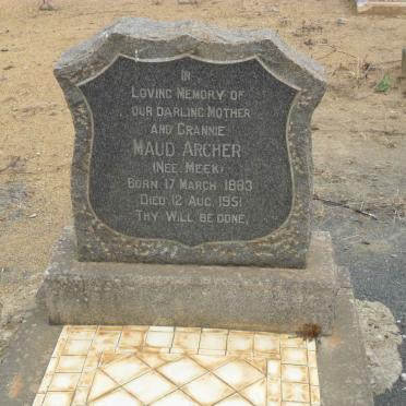 ARCHER Maud nee MEEK 1883-1951