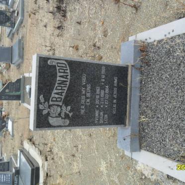 BARNARD Yvonne 1963-1989 :: BARNARD Shaun 1982-1989 :: BARNARD Leon 1984-1989