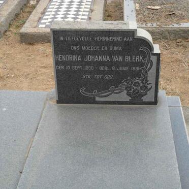 BLERK Hendrina Johanna, van 1900-1981
