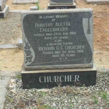 CHURCHER Richard C.C. -1968 :: ENGELBRECHT Dorothy Aletta -1966