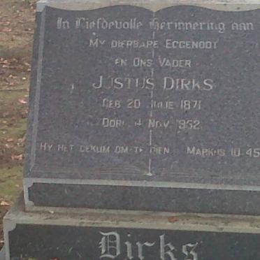 DIRKS Justus 1871-1952