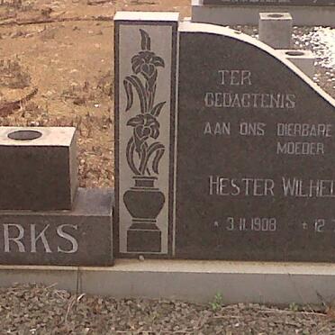 DIRKS Hester Wilhelmina 1908-1998