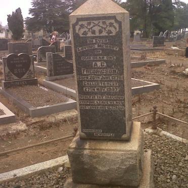 FREDRICKSON A.C. 1876-1947 &amp; Anna S. ROSSOUW -1919