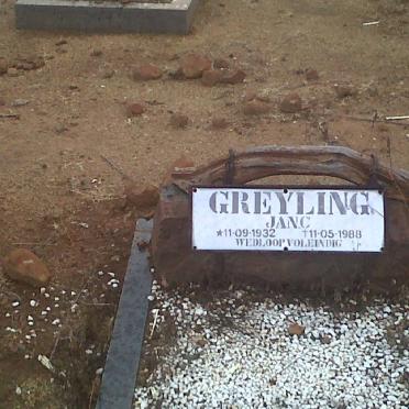 GREYLING Jan C. 1932-1988