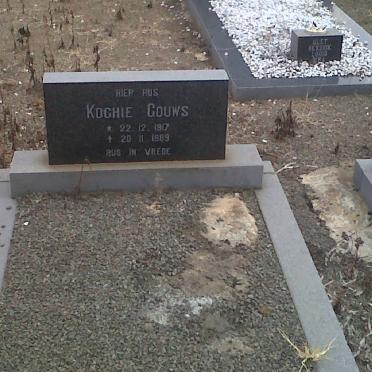GOUWS Koghie 1917-1989