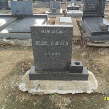 GROBLER Bessie 1917-