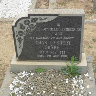 GRABE Johan Gysbert 1893-1961