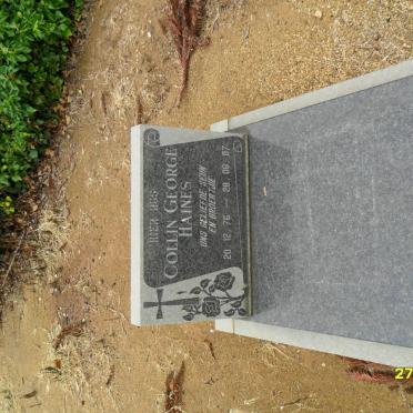 HAINES Collin George 1976-1987