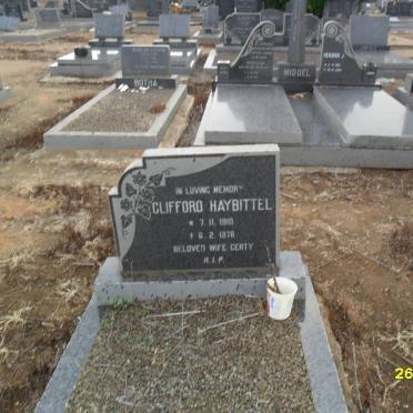 HAYBITTEL Clifford 1910-1978