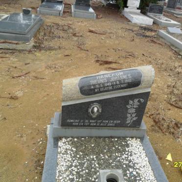 HANEKOM Theunis Johannes 1949-1980