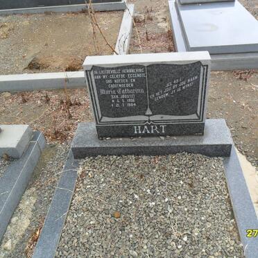 HART Maria Catharina nee JOOSTE 1906-1984