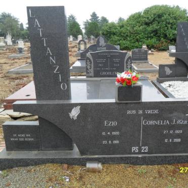 LATANZIO Ezio 1920-1981 &amp; Cornelia J. BOTHA 1929-2009