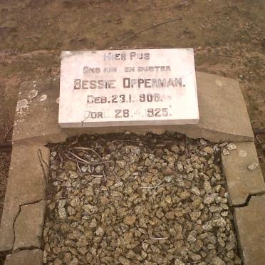 OPPERMAN Bessie 1908-1925
