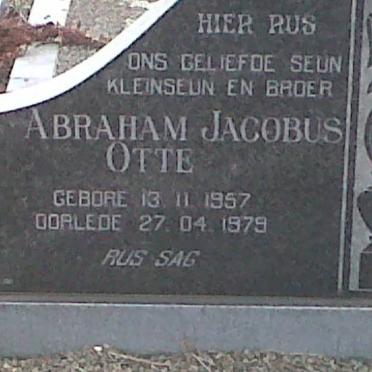 OTTE Abraham Jacobus 1957-1979