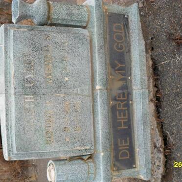 OOSTHUYZEN Hendrik P. 192?-1993  &amp; Ambrenia S. 1927-