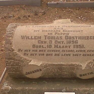 OOSTHUIZEN Willem Tobias 1896-1951