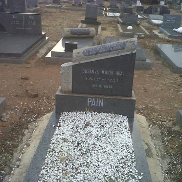 PAIN Susanna Maria 1937-2007