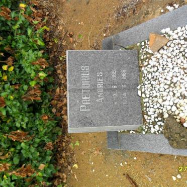 PRETORIUS Andries 1989-1989