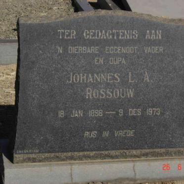 ROSSOUW Johannes L.A. 1898-1973
