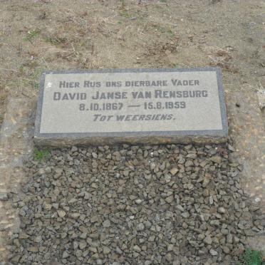 RENSBURG David Janse van 1867-1959