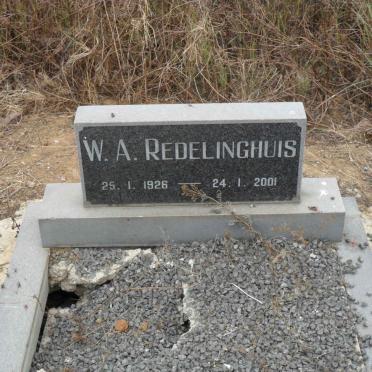 REDELINGHUIS W.A. 1926-2001