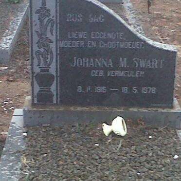 SWART Johanna M. nee VERMEULEN 1915-1978