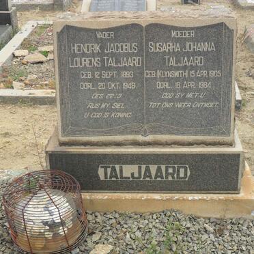 TALJAARD Hendrik Jacobus Lourens 1893-1948 &amp; Susarha Johanna KLYNSMITH 1905-1964