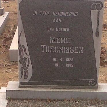 THEUNISSEN Miemie 1928-1985