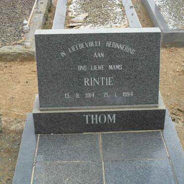 THOM Rintie 1914-1994