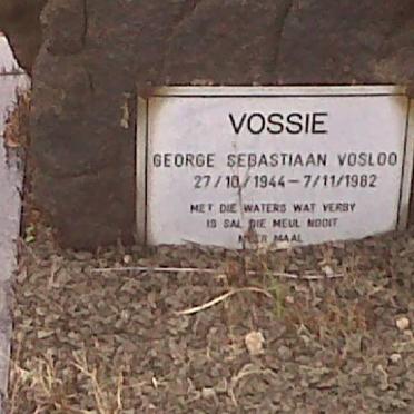 VOSLOO George Sebastiaan 1944-1982