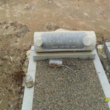 VORSTER Trudie 1942-1979