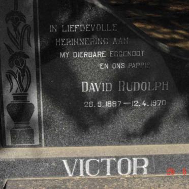 VICTOR David Rudolph 1887-1970