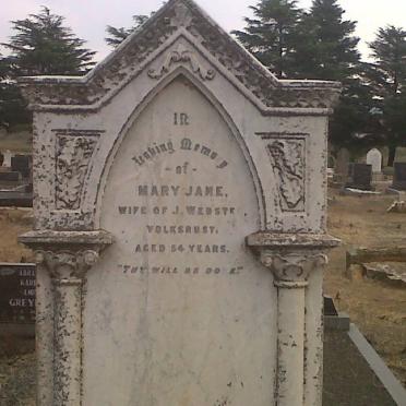 WEBSTER Mary Jane