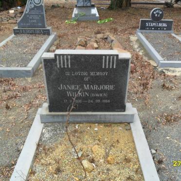 WILKIN Janice Marjorie nee DAVIES 1936-1984