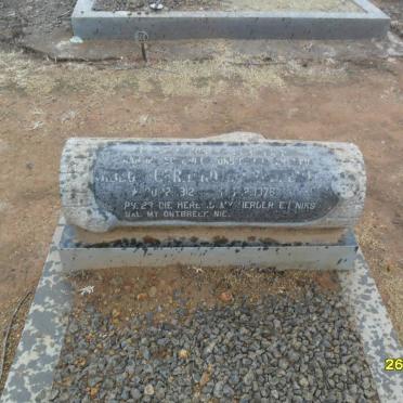 ? Gideon Gerhardus 1912-1976