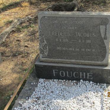 FOUCHÉ Frederik Jacobus 1906-1961