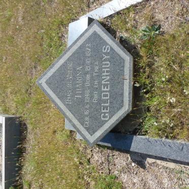 GELDENHUYS Tharina 1948-1973