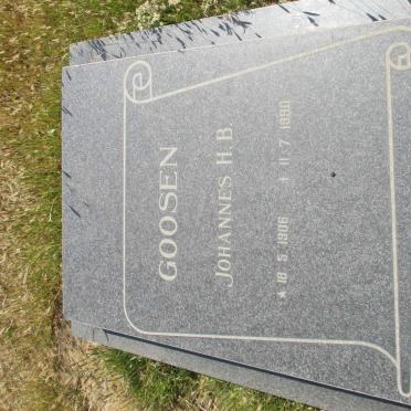 GOOSEN Johannes H.B. 1906-1990