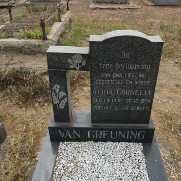 GREUNING Alida Cornelia, van 1974-1974