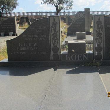 KOEN G.C. d. W. 1900-1984 & Christina P. TER WOLBEEK 1906-1991