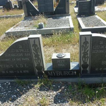 MYBURGH Petrus A.D.E. 1915-1976 &amp; Bettie L. 1914-