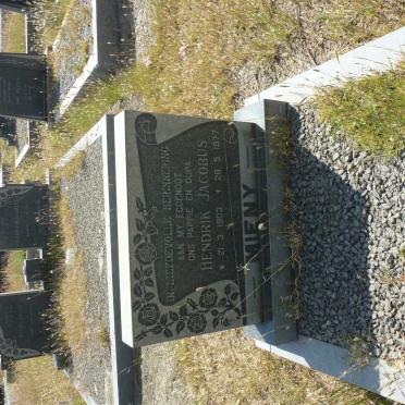 MIENY Hendrik Jacobus 1903-1977